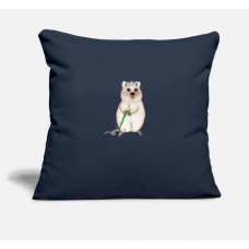 Baby Quokka Navy Pillow